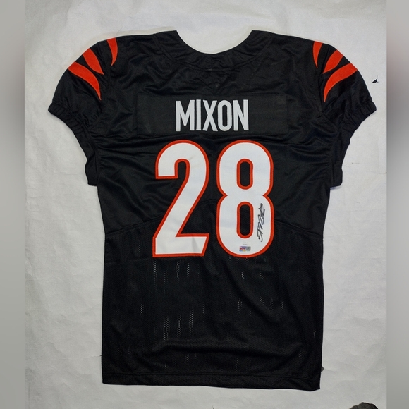 JOE MIXON AUTO signed CINCINNATI BENGALS custom jersey SIZE XL w/ COA JSA